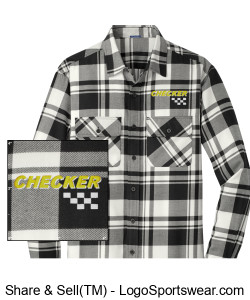 Checker Logo Flannel Design Zoom